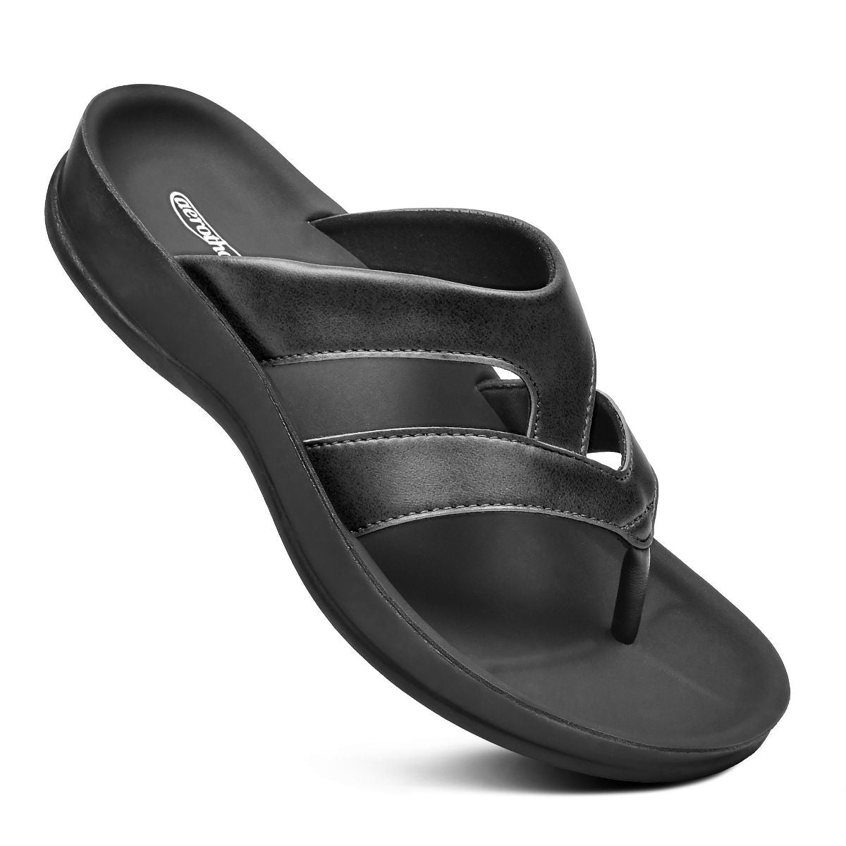 Aerothotic - Raido Women’S Strappy Sandals, Black